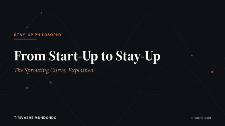 From Start-Up to Stay-Up: The Sprouting Curve, Explained