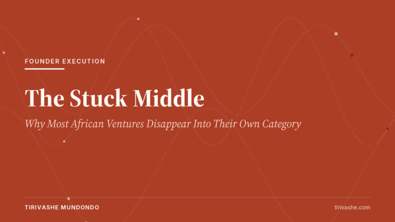 The Stuck Middle: Why Most African Ventures Disappear Into Their Own Category