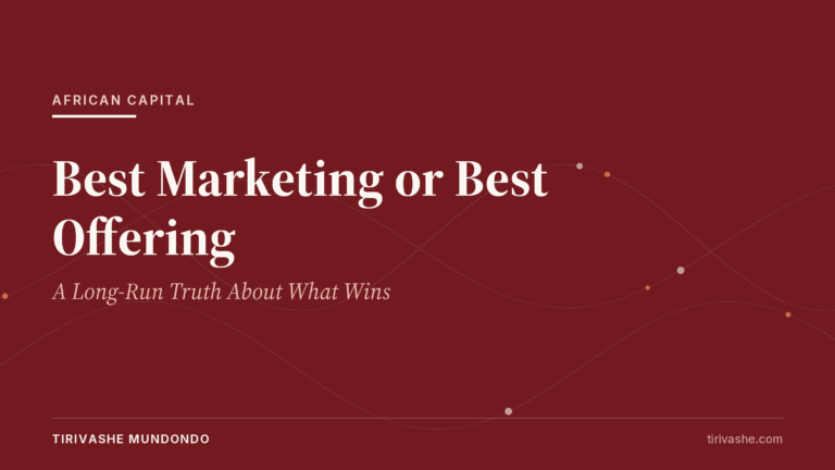 Best Marketing or Best Offering: A Long-Run Truth About What Wins